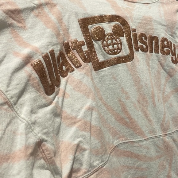 Disney Walt Disney World tie dye spirit jersey with rose gold lettering - Picture 2 of 8